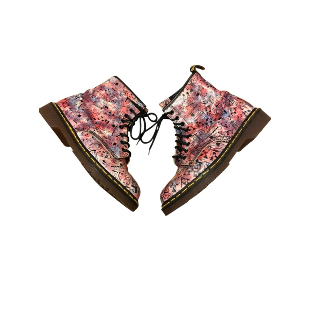 Dr. Martens Pink MIE London Icons Size UK8